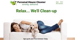 Desktop Screenshot of personalhousecleaner.com